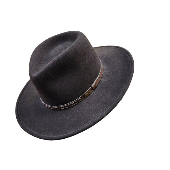 Vintage Cowboy Hat Medium Resistol NRA Brown Wool Felt Western Rodeo Yellowstone - Picture 10 of 13